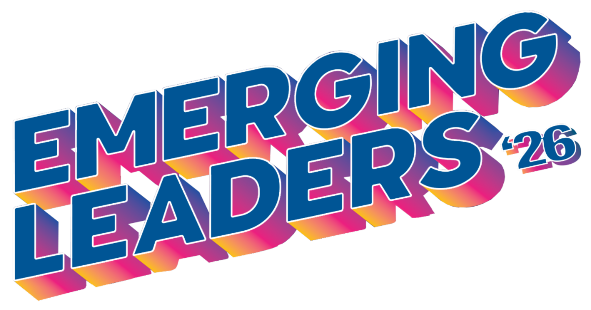 emerging leaders 26 gradient logo blue